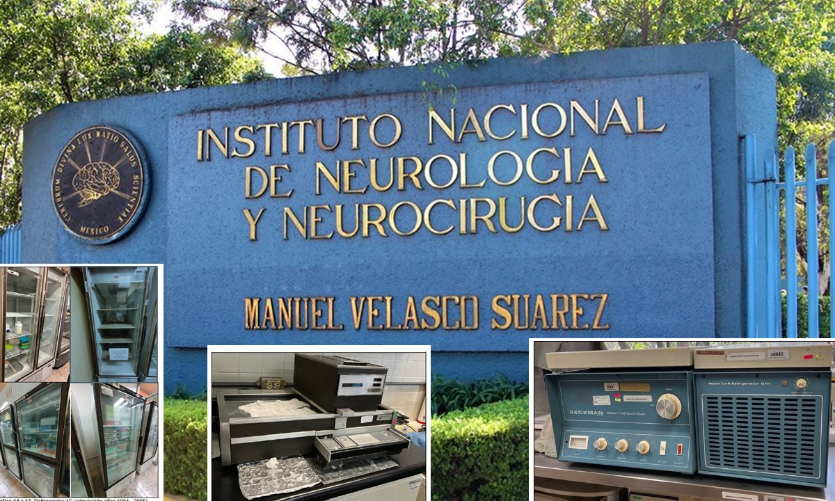 Equipo obsoleto en Instituto Nacional de